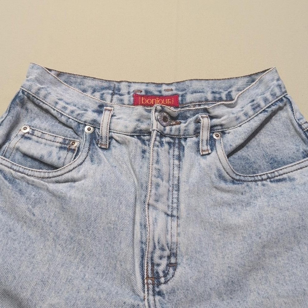 Vintage Bonjour High‎ Waisted Relaxed Fit Tappered Leg Mom Jean Size 7/8 0033 - Picture 3 of 7